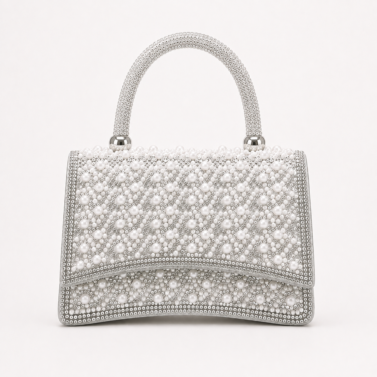 Amelia Pearl Mini- Silver