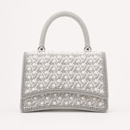 Amelia Pearl Mini- Silver