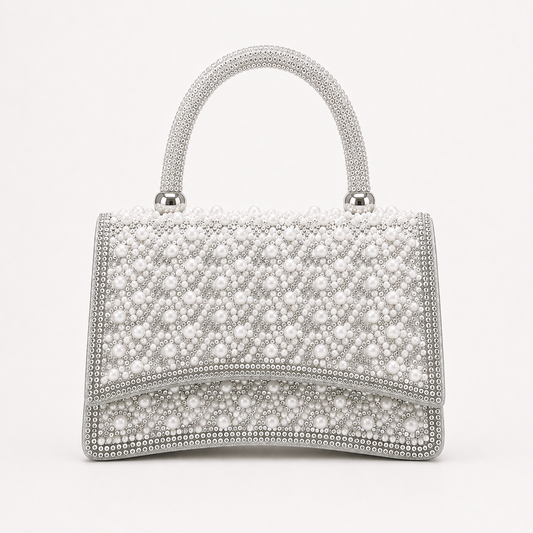 Amelia Pearl Mini- Silver