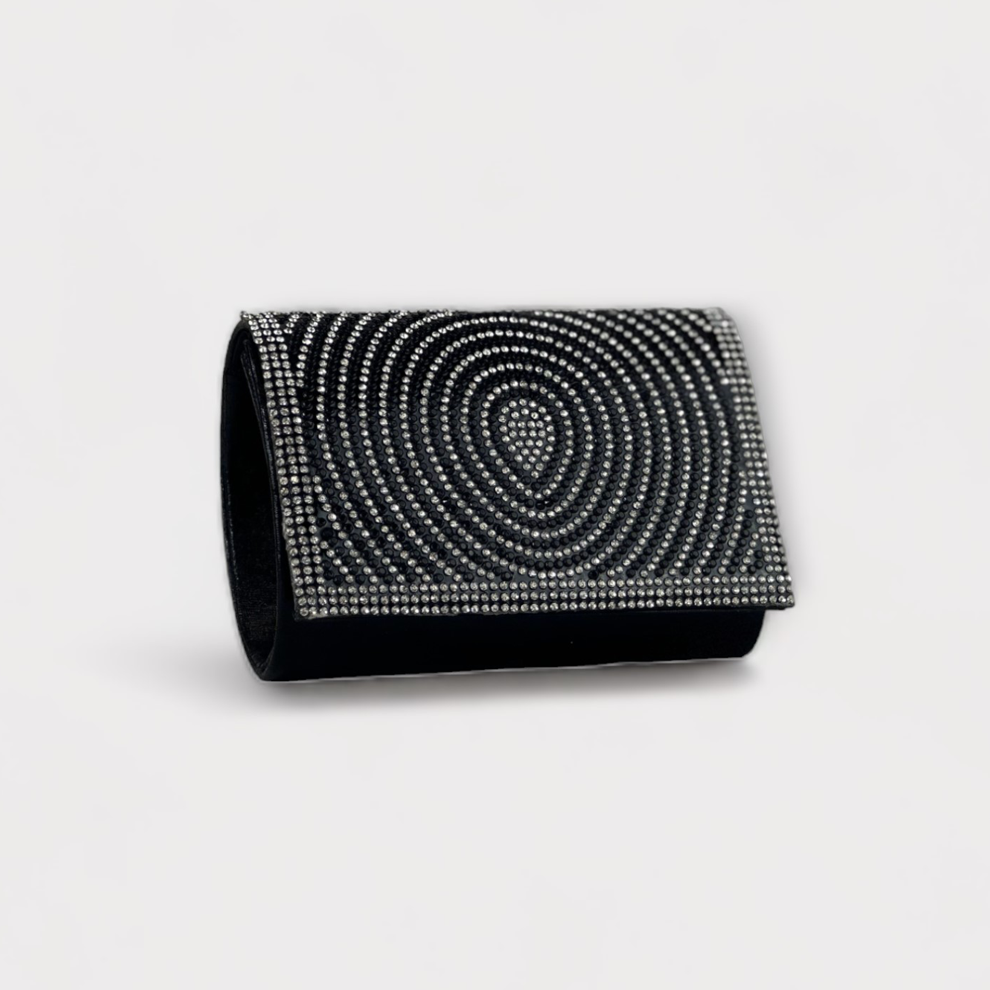REMA- Silver diamante clutch bag