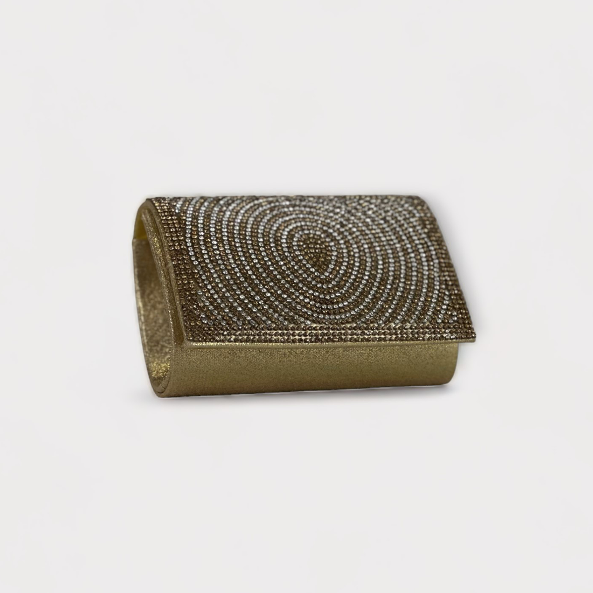 REMA- Silver diamante clutch bag