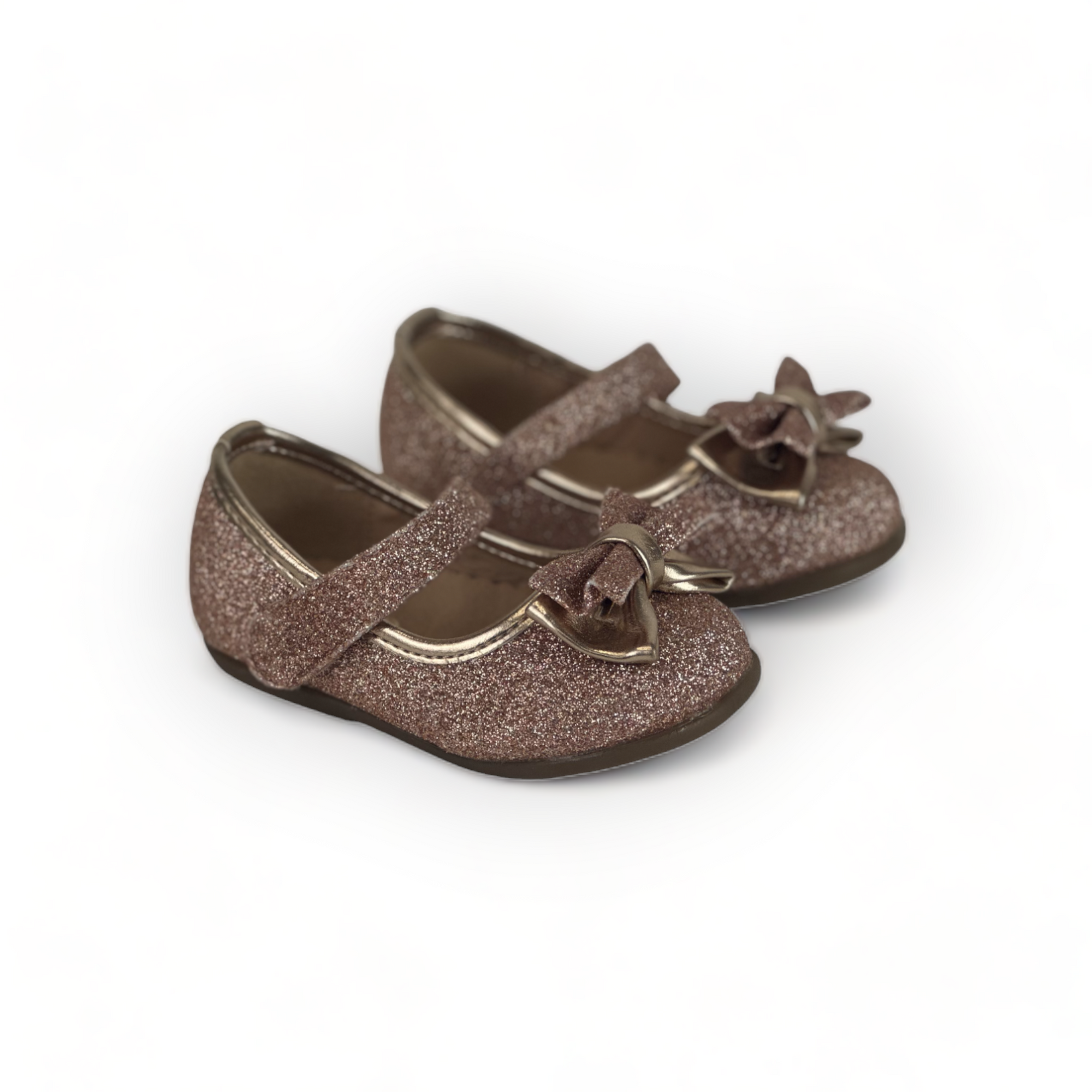 SWEETIE- Black Bow Baby Sparkly Shoes